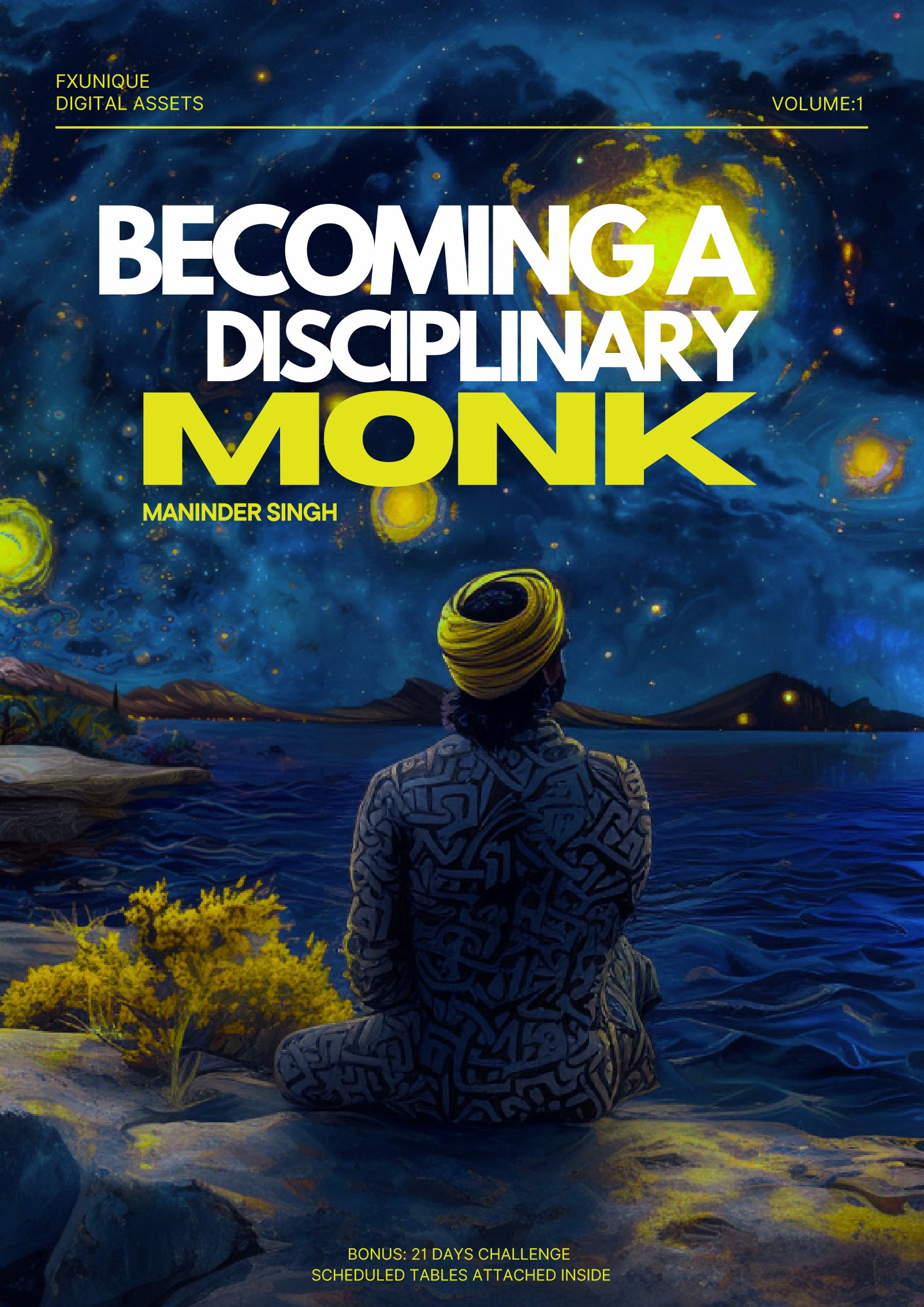 Becoming a Disciplinary Monk by Maninder Singh, book cover